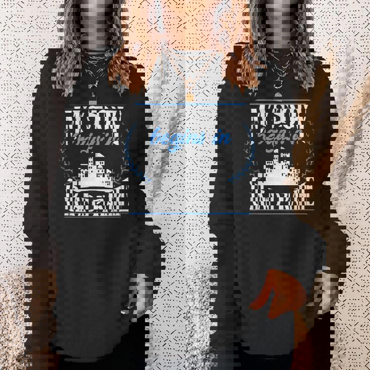 Grand Prairie Born In Grand Prairie Sweatshirt Gifts for Her