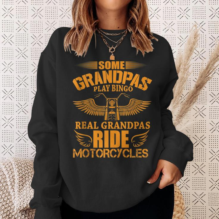 Grandad Motorbike | Vintage Biker Classic Motorcycle Sweatshirt Gifts for Her