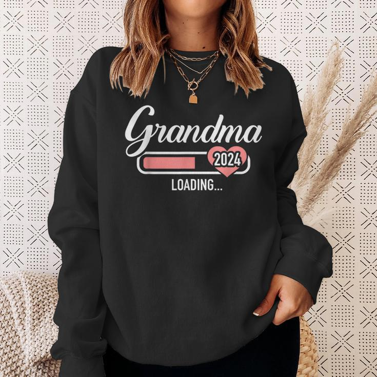 Grandma 2024 Loading For Pregnancy Announcement Sweatshirt Gifts for Her