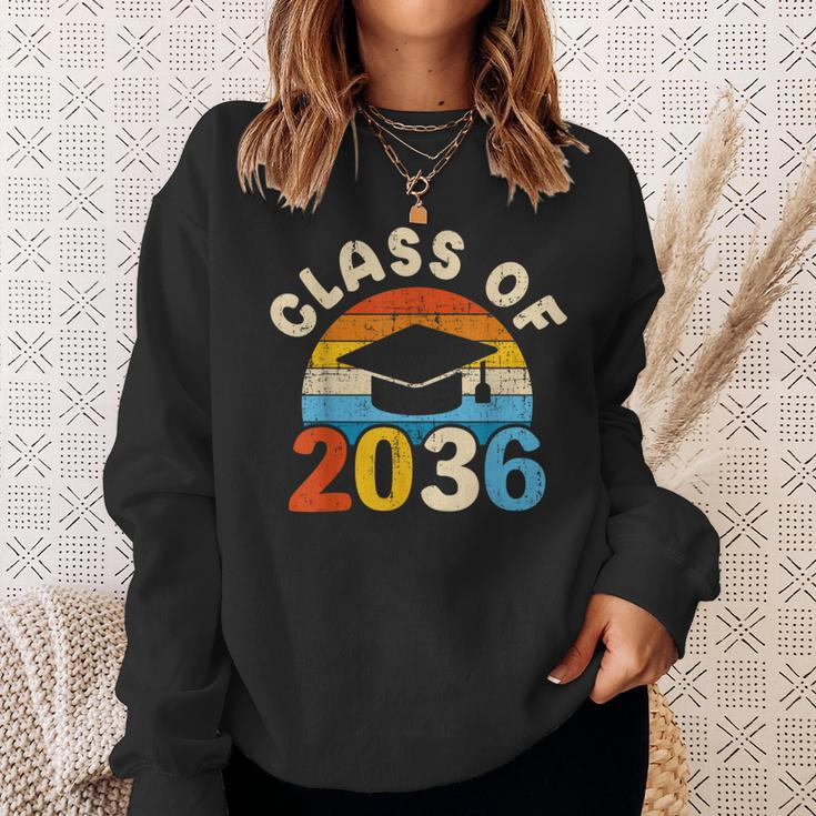 Grow With Me Class Of 2036 Vintage Graduation Preschool Sweatshirt Gifts for Her