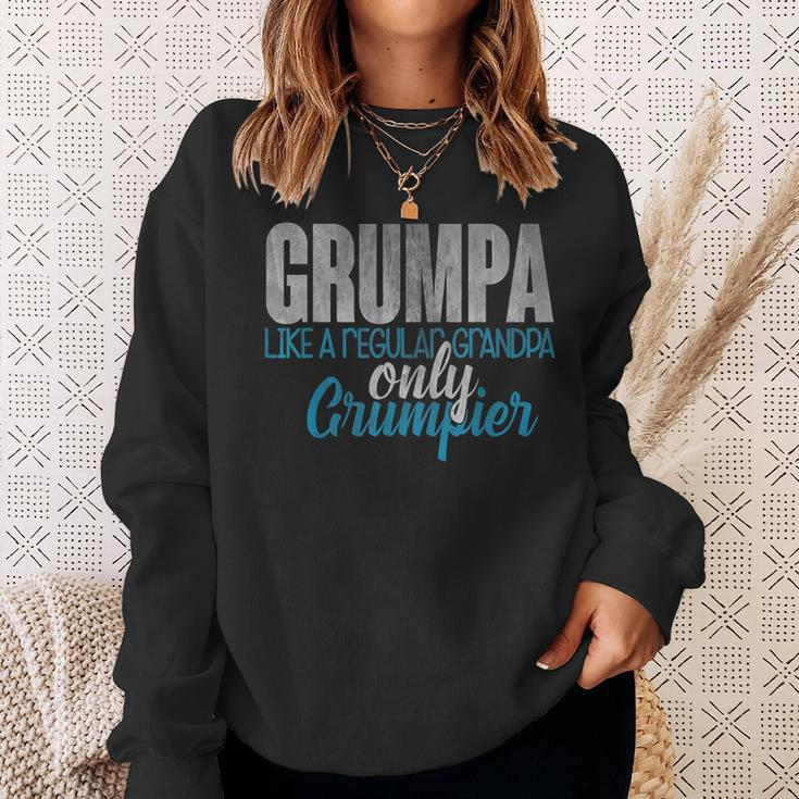 Grumpa Like A Regular Grandpa Only Grumpier Gift For Mens Sweatshirt Gifts for Her