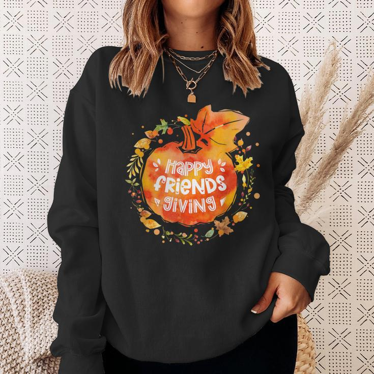 Happy Friendsgiving Thanksgiving With Friends Sweatshirt Gifts for Her