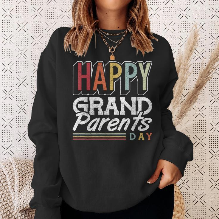 Happy Grandparents Day Grandparents Day Sweatshirt Gifts for Her