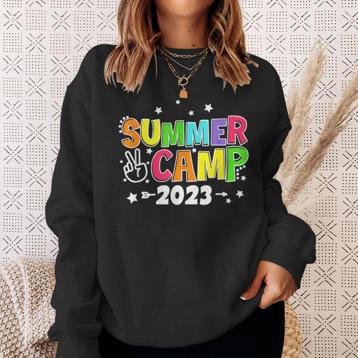 Happy Summer Camp Love Outdoor Activities For Boys Girls Sweatshirt Gifts for Her