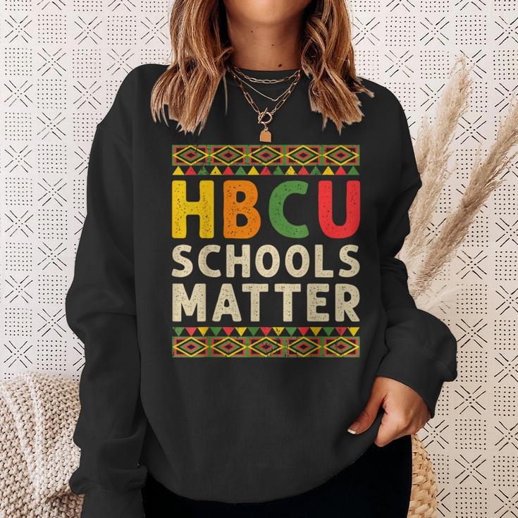 Hbcu Schools Matter Historical Black College Student Alumni Sweatshirt Gifts for Her