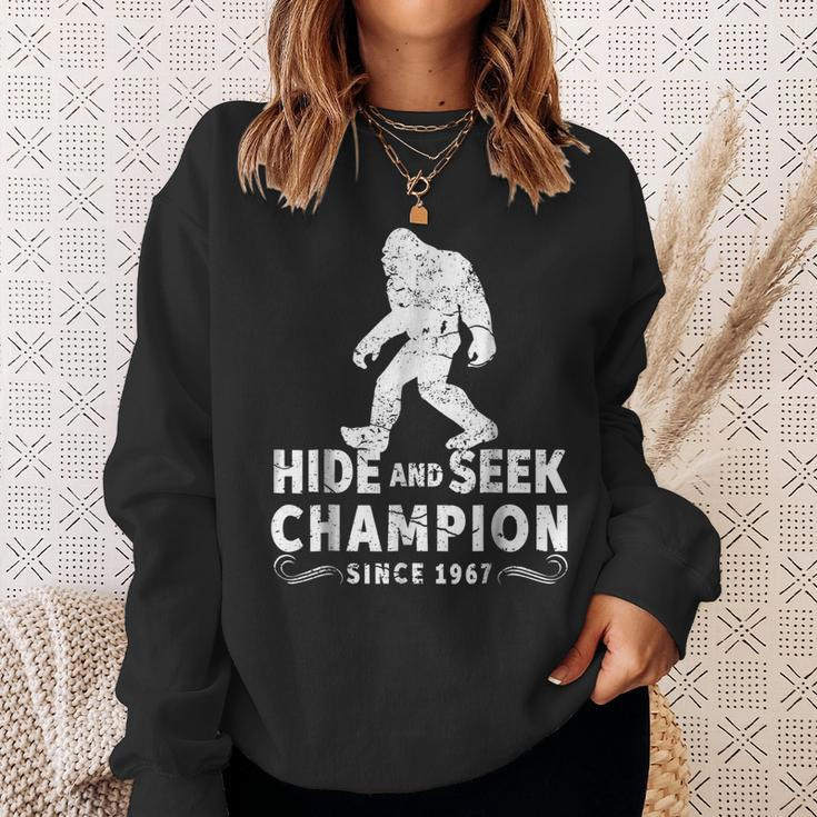 Hide & Seek Champion 1967 Funny Bigfoot Sasquatch Gift Sasquatch Funny Gifts Sweatshirt Gifts for Her