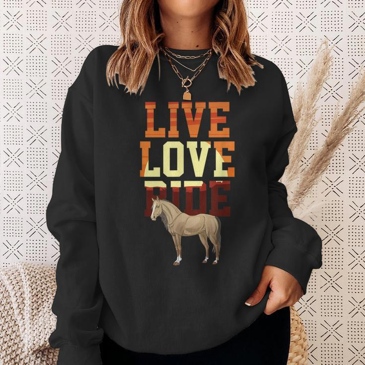 Horse Riding Rodeo Cowboy Cowgirl Western Ranch Wild West Sweatshirt Gifts for Her