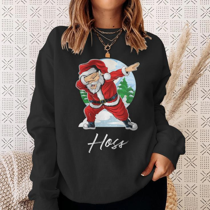 Hoss Name Gift Santa Hoss Sweatshirt Gifts for Her