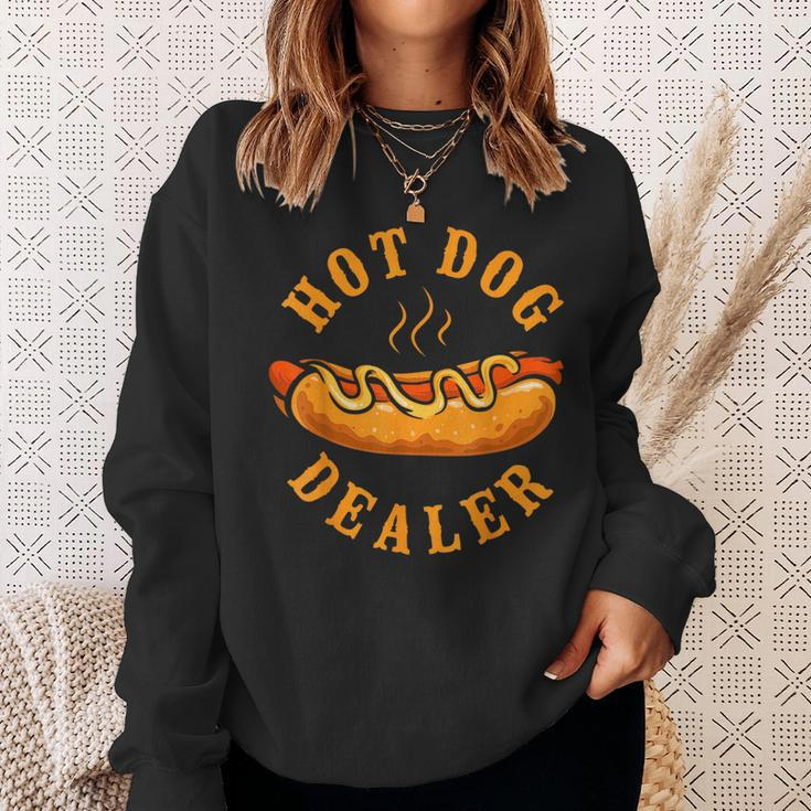 Hot Dog Adult Hot Dog Dealer Sweatshirt Gifts for Her