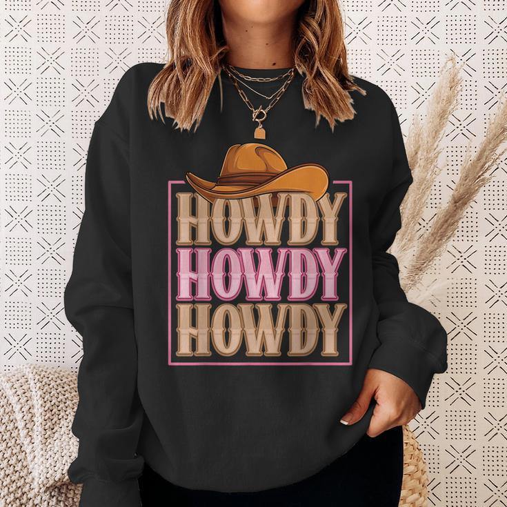 Howdy Cowgirl Western Country Rodeo Southern For Women Girls Sweatshirt Gifts for Her