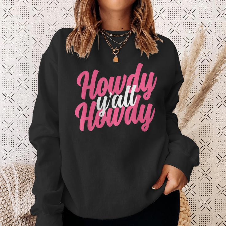 Howdy Women Western Cute Rodeo Southern Howdy Cowgirl Sweatshirt Gifts for Her