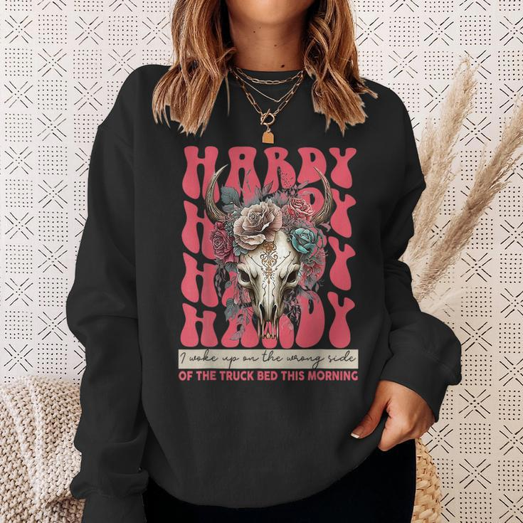 Humor Hardy I Woke Up On The Wrong Side Of The Truck Bed Sweatshirt Gifts for Her
