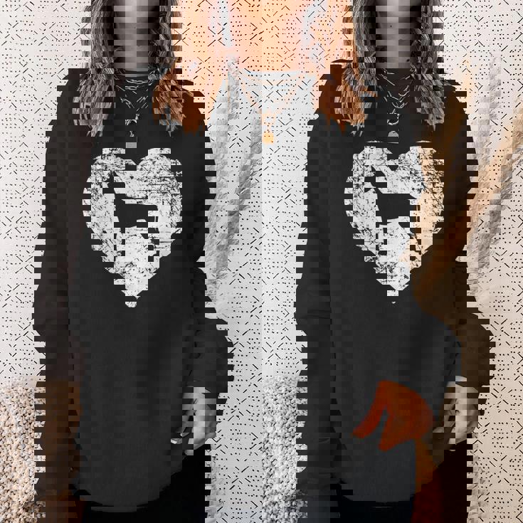 I Love Great Dane Dog Funny Cute Pet Owner Gift Sweatshirt Gifts for Her