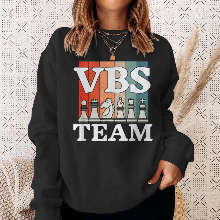 I Love Vbs 2023 Chess Game Vacation Bible School Knight Sweatshirt Gifts for Her