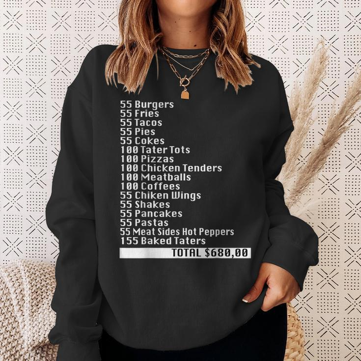 I Think You Should Leave 55 Burgers 55 Fries Burgers Funny Gifts Sweatshirt Gifts for Her