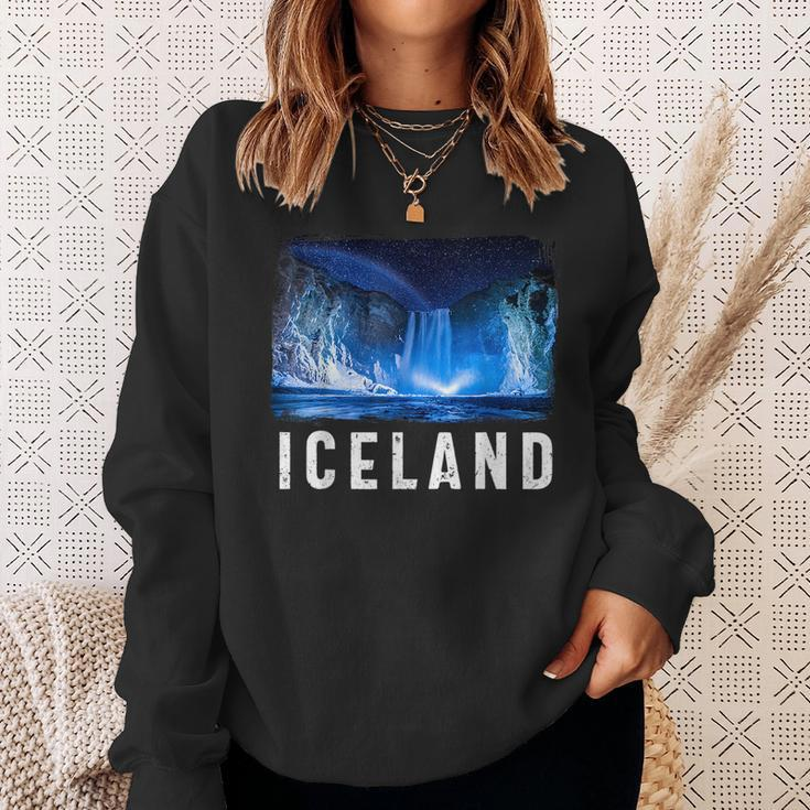 Iceland Lover Iceland Tourist Visiting Iceland Sweatshirt Gifts for Her