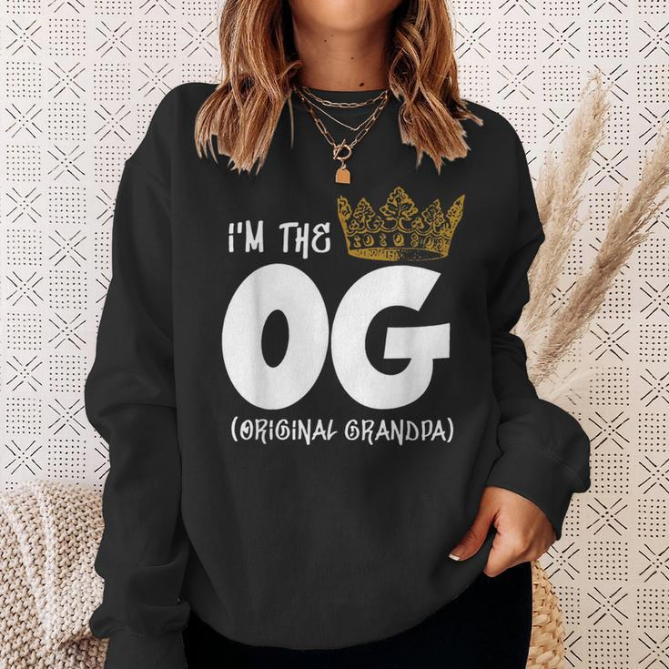 Im The Og Original Grandpa Notorious One First Birthday Sweatshirt Gifts for Her