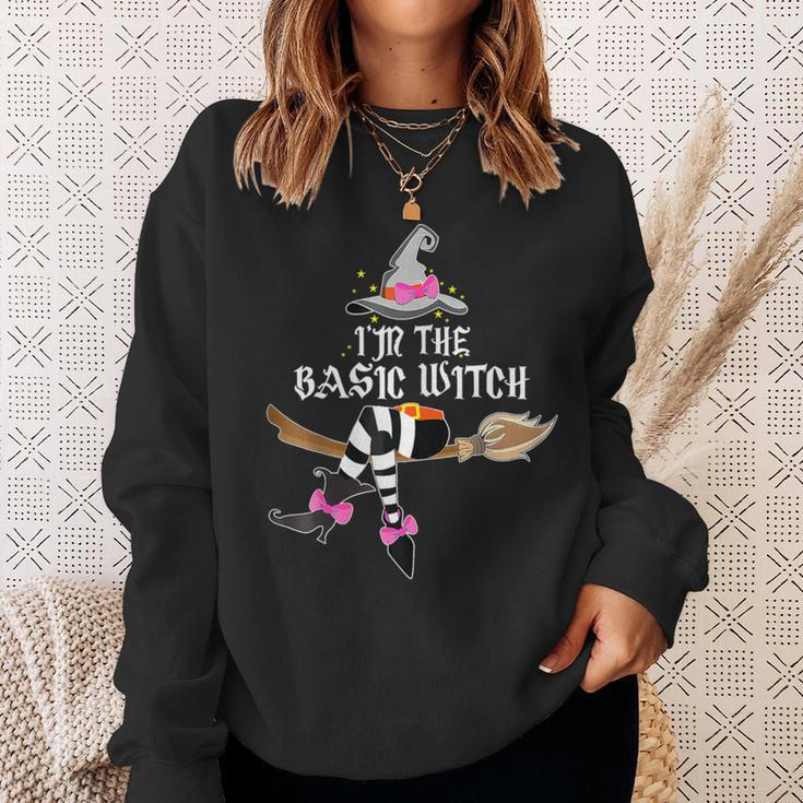 I'm The Basic Witch Halloween Matching Costume Sweatshirt Gifts for Her