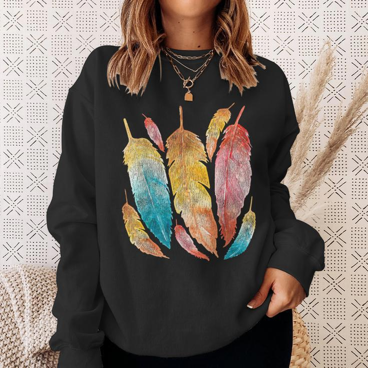 Indigenous Feathers Native American Roots Native American Sweatshirt Gifts for Her