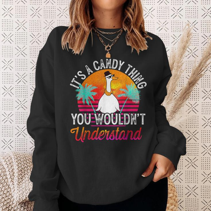 It's A Candy Thing You Wouldn't Understand Candy Name Sweatshirt Gifts for Her
