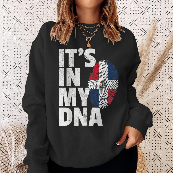 It's In My Dna Dominican Republic Flag Christmas Sweatshirt Gifts for Her