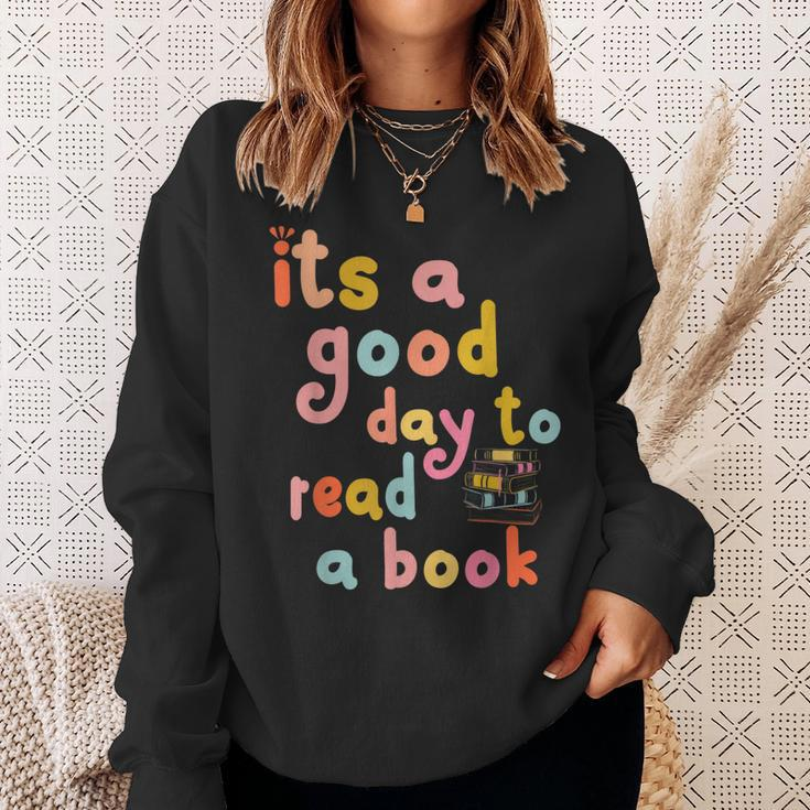 Its Good Day To Read Book Funny Library Book Reading Lovers Reading Funny Designs Funny Gifts Sweatshirt Gifts for Her