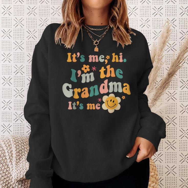 It's Me Hi I'm The Grandma It's Me Nana Mother's Day Sweatshirt Gifts for Her