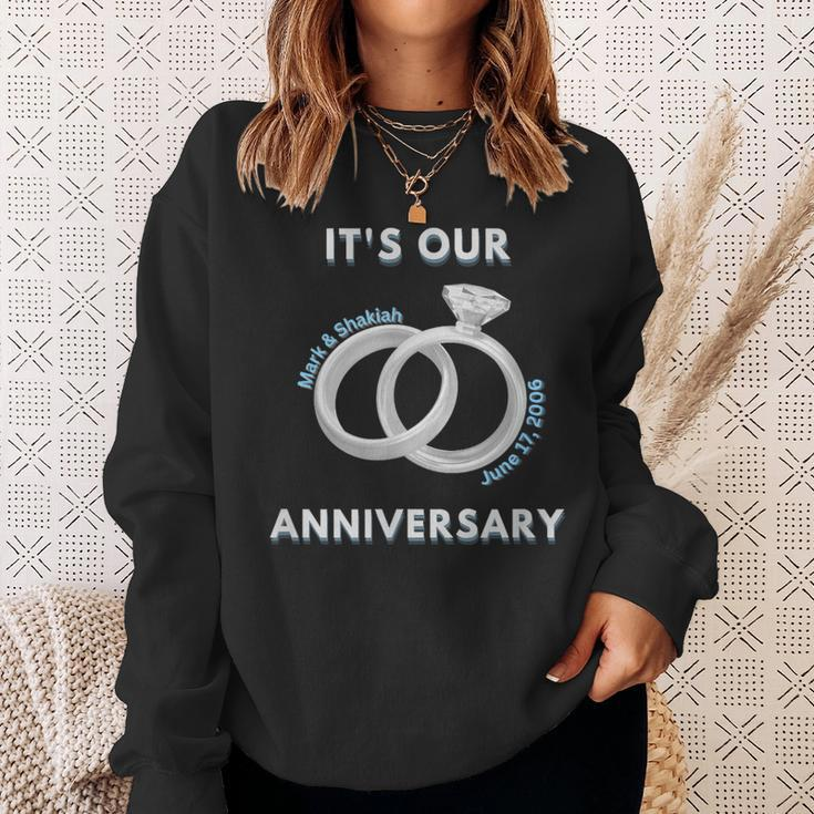 Its Our Anniversary Custom Sweatshirt Gifts for Her