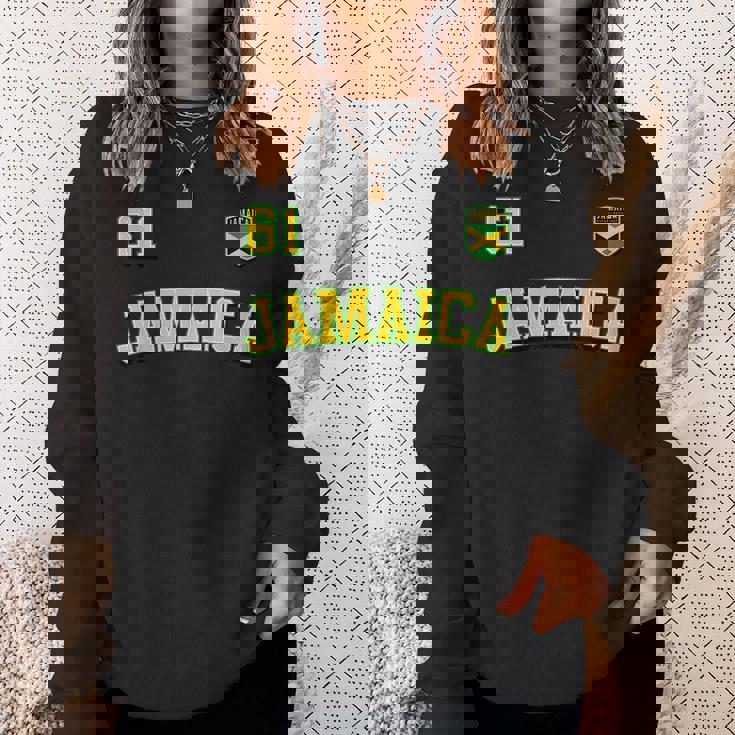 Jamaica 61 Independence Day 2023 Jamaican Flag Clothing Jamaican Flag Gifts Sweatshirt Gifts for Her