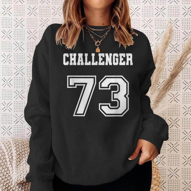 Jersey Style Challenger 73 1973 Old School Muscle Car Sweatshirt Gifts for Her
