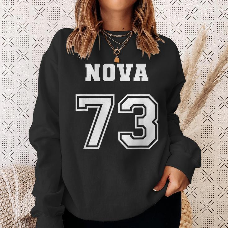 Jersey Style Nova 73 1973 Classic Old School Muscle Car Sweatshirt Gifts for Her