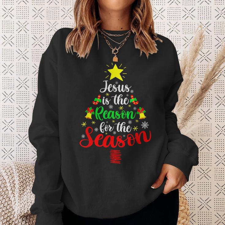 Jesus Is The Reason For The Season Christmas Family Matching Sweatshirt Gifts for Her