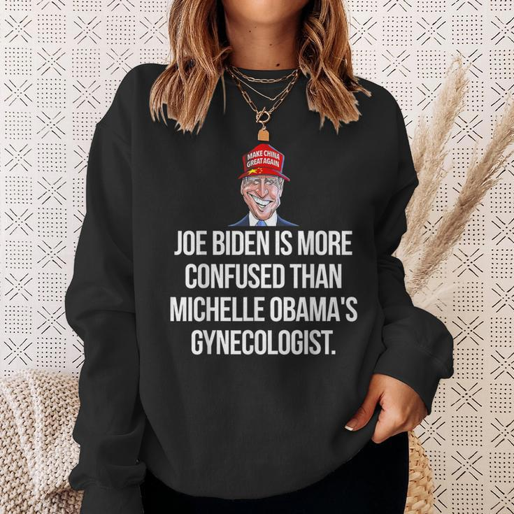 Joe Biden Is More Confused Than Michelle Obama's Gynecologis Sweatshirt Gifts for Her