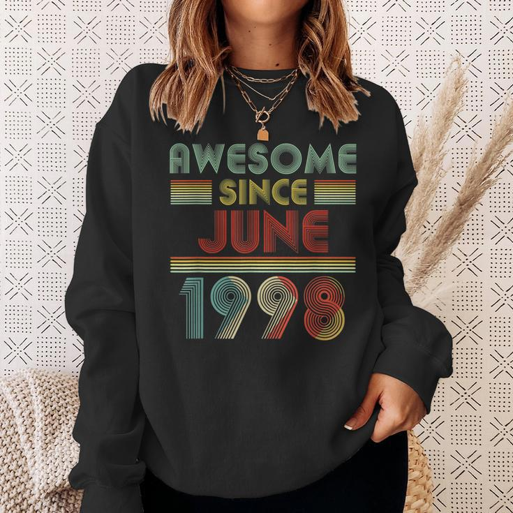 June 1998 21 Years Old 21St Birthday Decorations Sweatshirt Gifts for Her