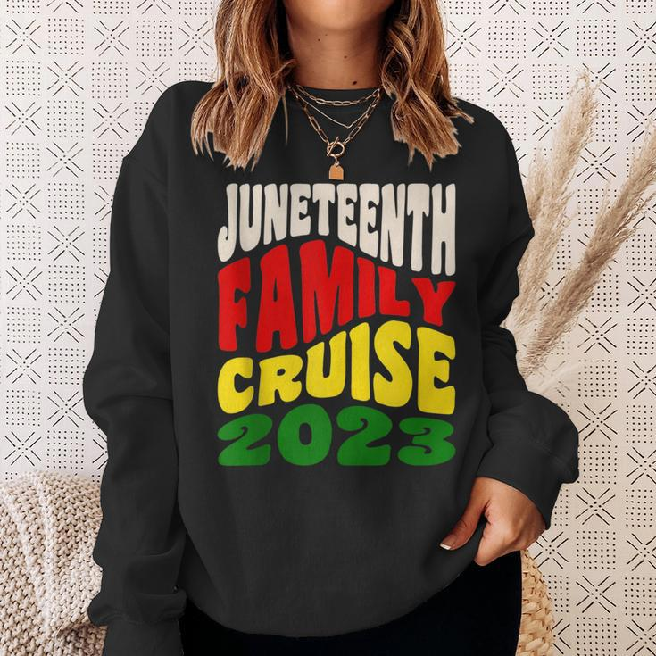 Junenth Family Cruise 2023 Junenth Celebration Sweatshirt Gifts for Her