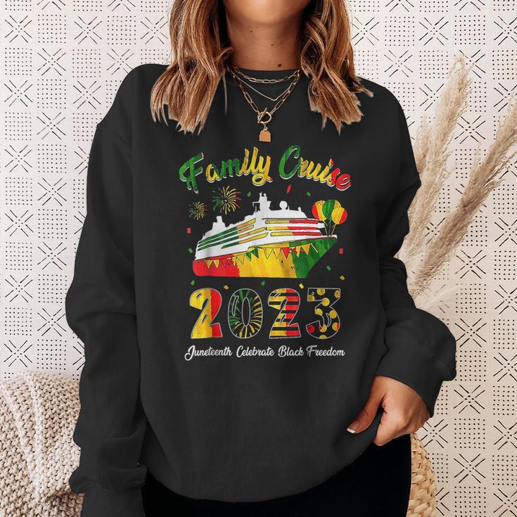 Junenth Family Cruise 2023 Summer Celebration Sweatshirt Gifts for Her