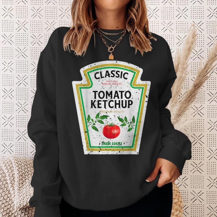 Ketchup Halloween 2023 Costume Matching Couple Mustard Mayo Sweatshirt Gifts for Her