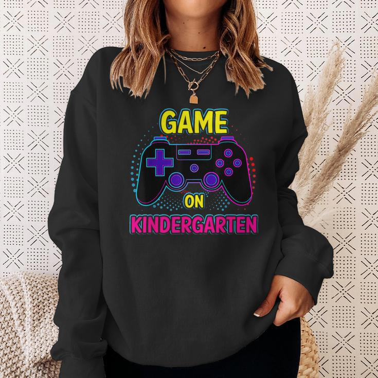 Kindergarten Funny Game On Back To School Video Gamer Sweatshirt Gifts for Her