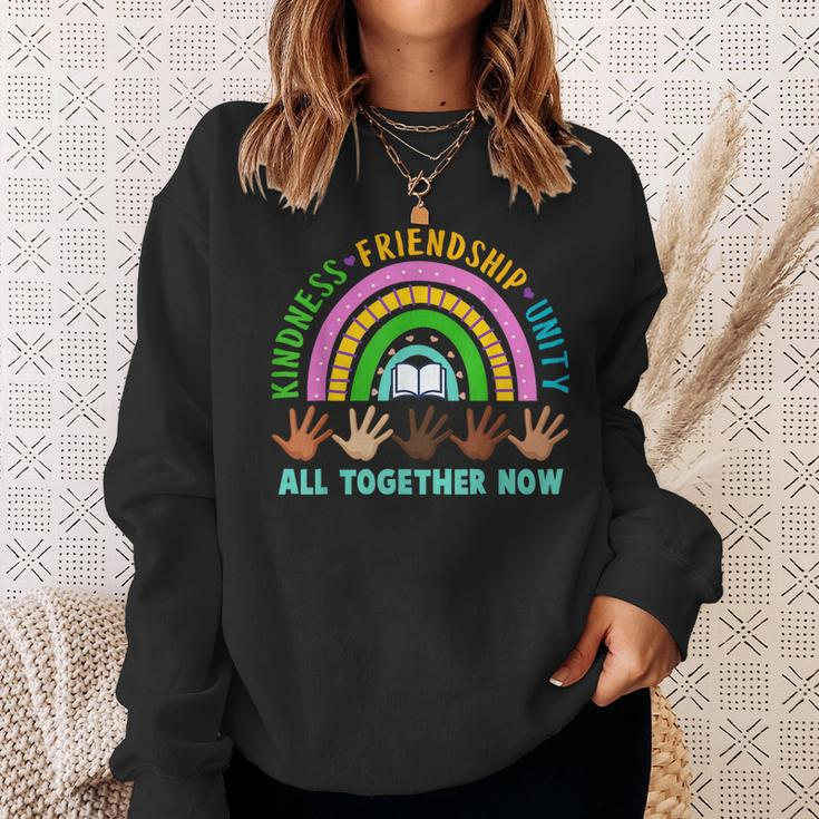 Kindness Friendship Unity All Together Now Summer Reading Sweatshirt Gifts for Her