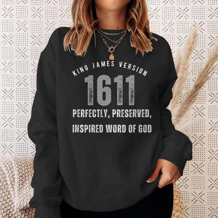 King James Version Kjv 1611 Sweatshirt Gifts for Her