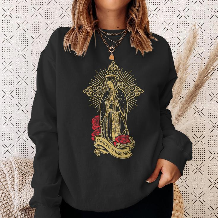 Our Lady Of Guadalupe Saint Virgin Mary Sweatshirt Gifts for Her