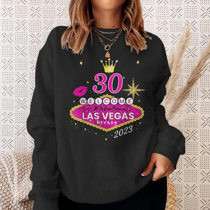 Las Vegas Girls Trip 2023 Vegas 30Th Birthday Squad Sweatshirt Gifts for Her