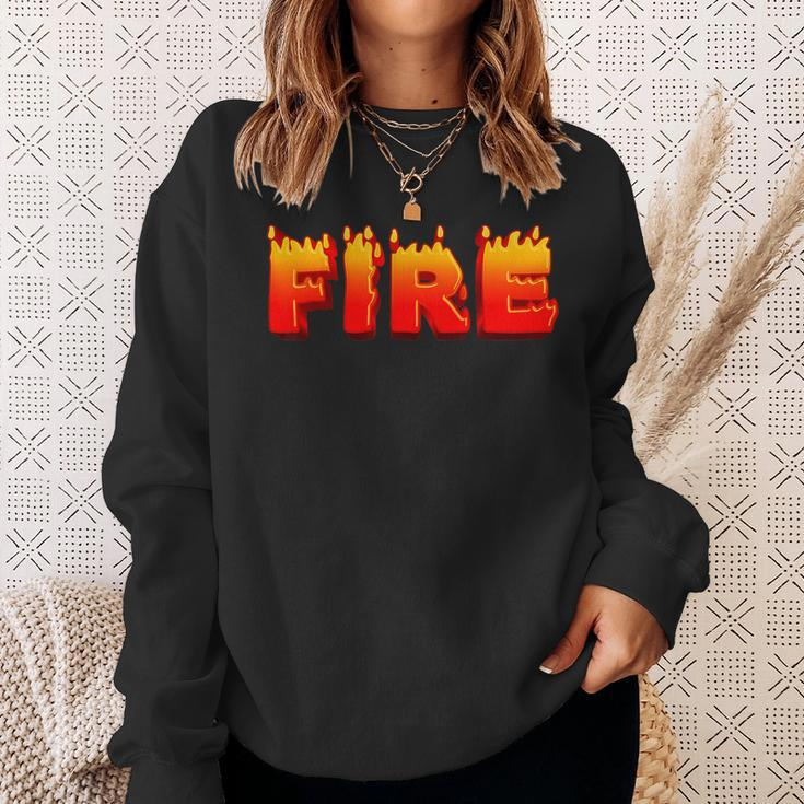 Last Minute Family Couples Halloween Fire And Ice Costumes Sweatshirt Gifts for Her