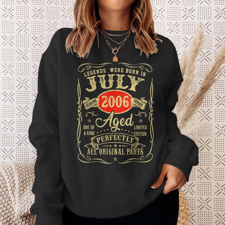 Legends Were Born In July 2006 15Th Birthday Gifts Sweatshirt Gifts for Her