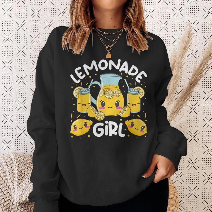 Lemonade Girl Lemonade Stand Boss Sweatshirt Gifts for Her