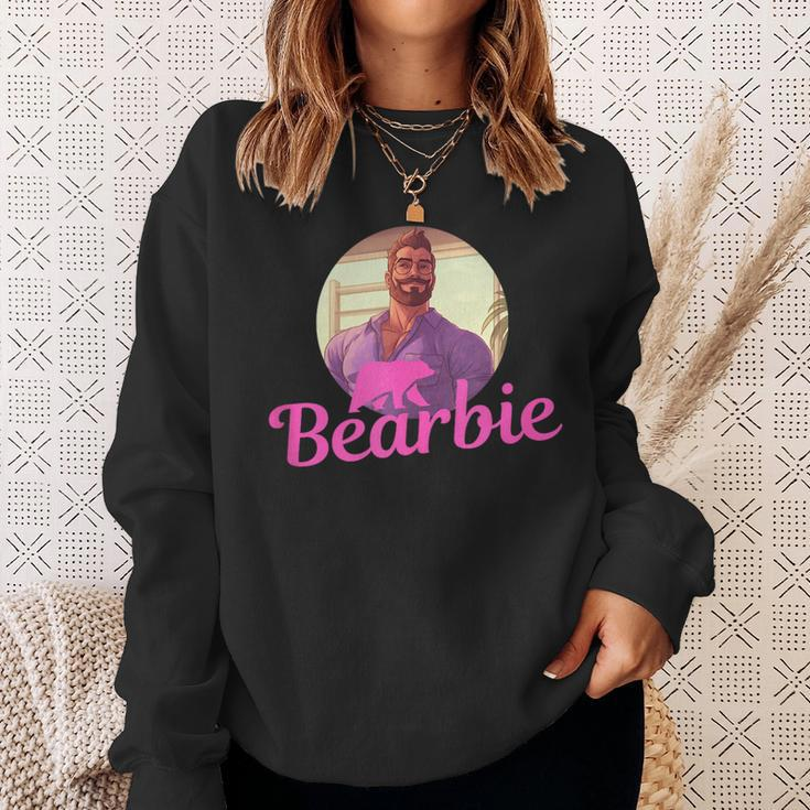 Lgbt Daddy Bearbie Gay Pride Month - Handsome Bear Cub Dad Sweatshirt Gifts for Her