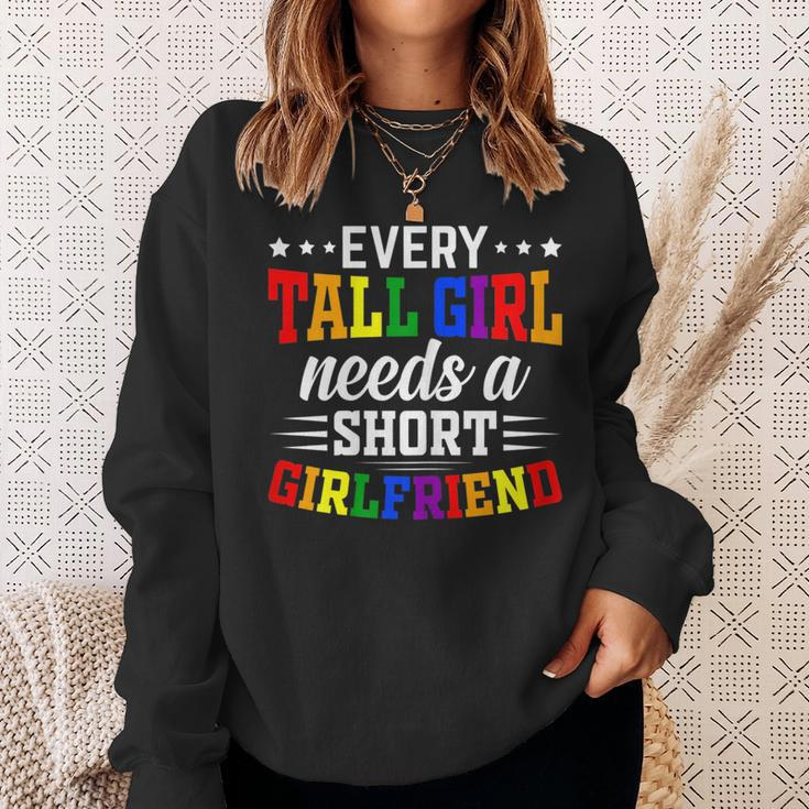 Lgbt Gay Pride - Every Tall Girl Needs A Short Girlfriend Sweatshirt Gifts for Her
