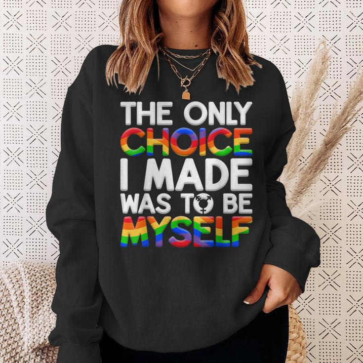 Lgbt Pride Equality Pride Lgbtq Non Binary Sweatshirt Gifts for Her