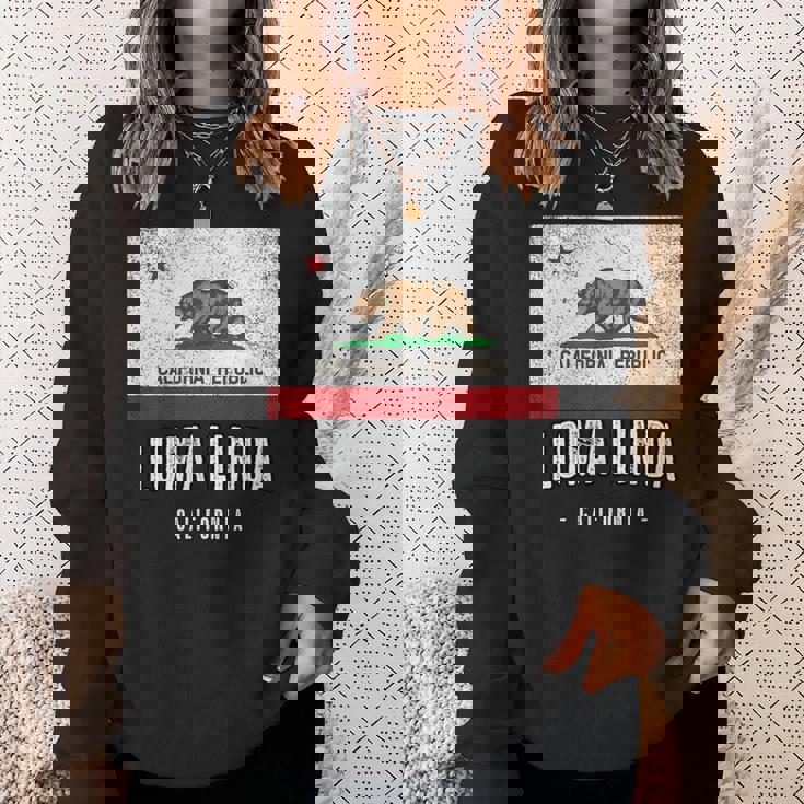 Loma Linda California Cali City Souvenir Ca Flag Top Sweatshirt Gifts for Her