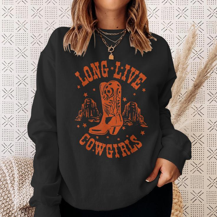 Long Live Howdy Rodeo Western Country Southern Cowgirls Sweatshirt Gifts for Her